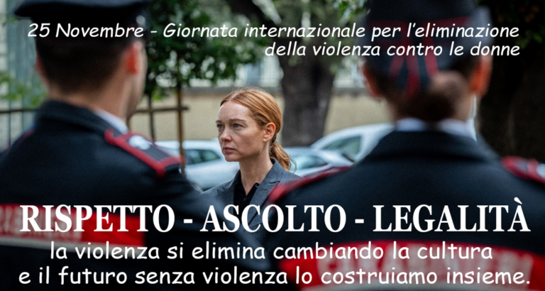 L’Arma dei Carabinieri contro la violenza sulle donne
