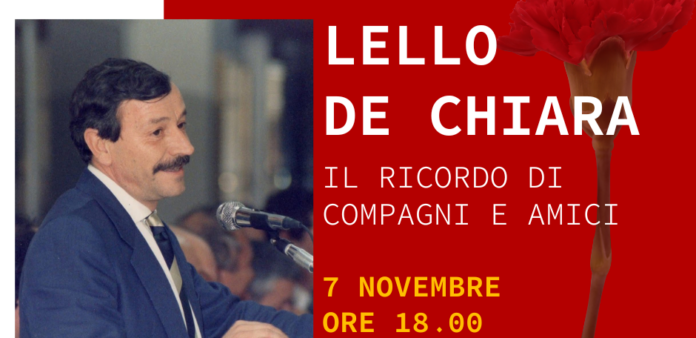 Locandina_In Memoria di Lello De Chiara 7 novembre 2025