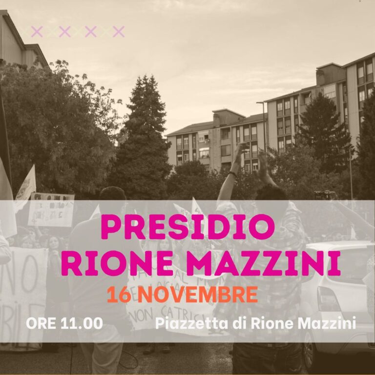 Dopo gli spari il presidio di Libera a Rione Mazzini