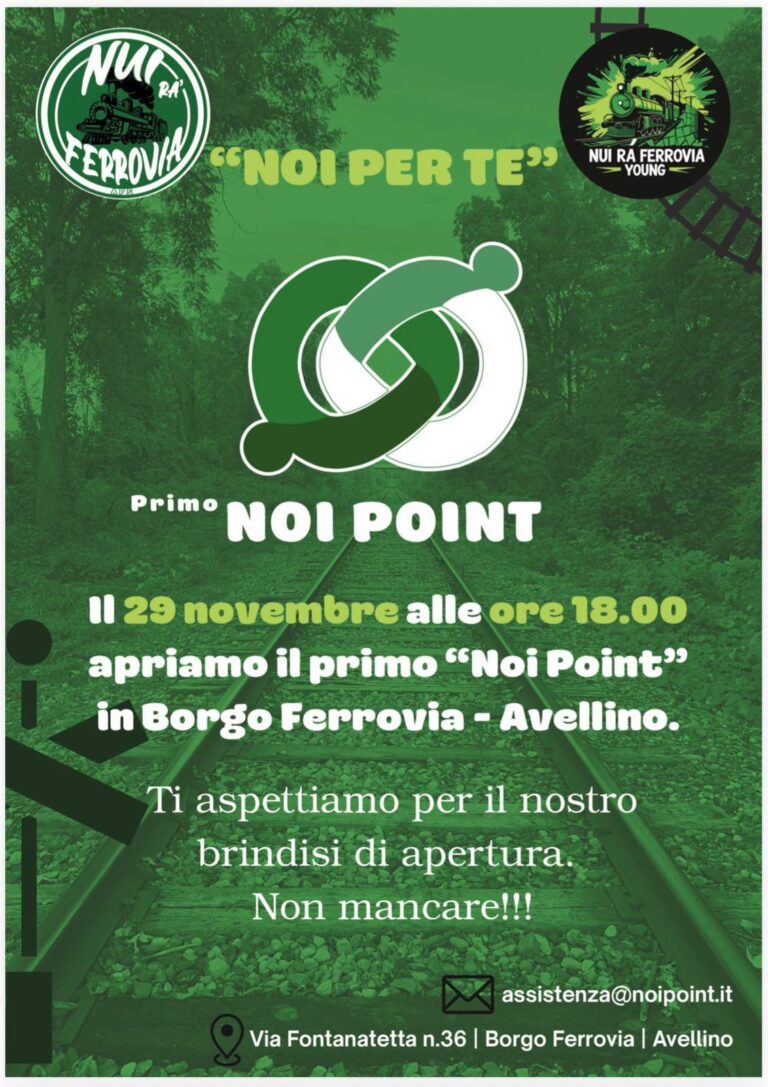 Nasce il primo “NOI POINT” a Borgo Ferrovia: un nuovo presidio sociale per anziani, famiglie e giovani