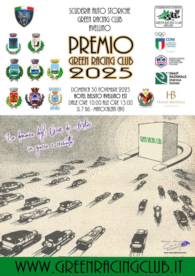 Premio Green Racing Club: domenica la prima edizione