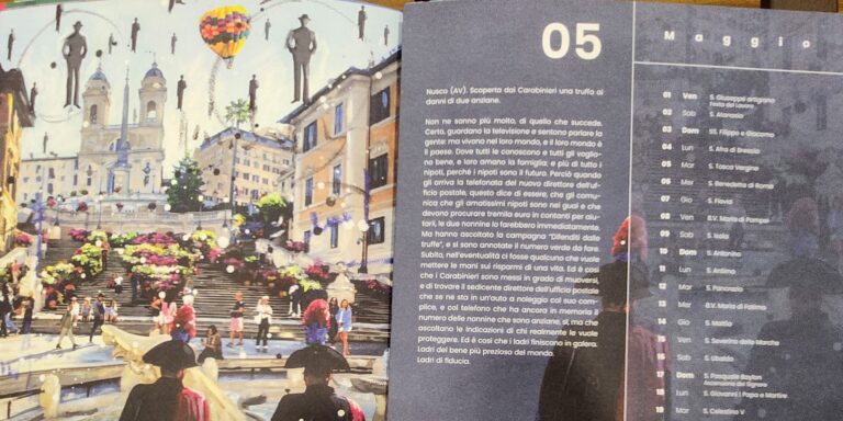 Calendario Arma, il colonnello Zito: orgogliosi per la pagina irpina, storie di ottimismo