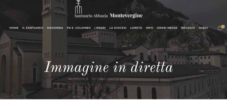 In diretta con Mamma Schiavona vista la chiusura del Santuario per la frana