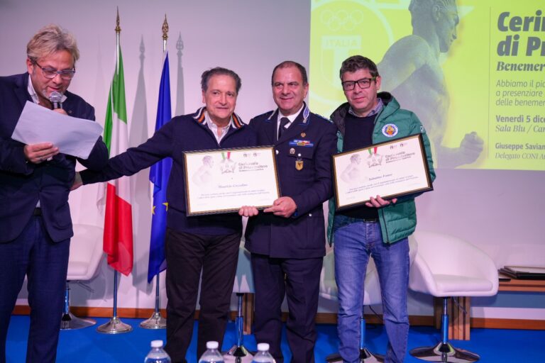 Sabatino Fonso premiato come Eccellenza Irpina nello Sport e nel Basket