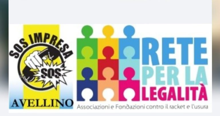 SOS Impresa Avellino, firmato con il Comune Protocollo per legalità e protezione del territorio