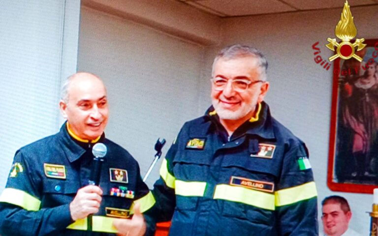 Vigili del Fuoco di Avellino, due storiche figure in pensione dal 1° gennaio