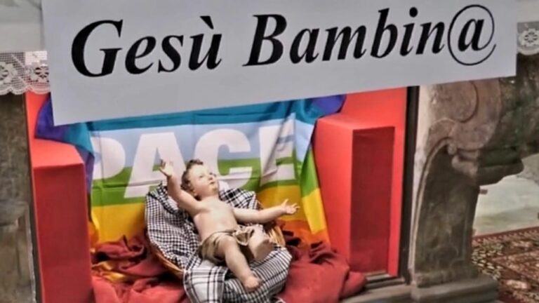 La Natività secondo Don Vitaliano: Gesù Bambin@ nel presepe