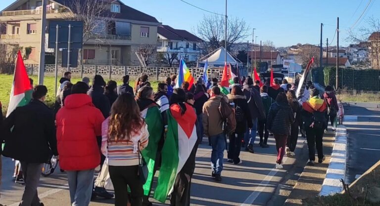 Da Carpignano a Grottaminarda: in marcia per la Palestina
