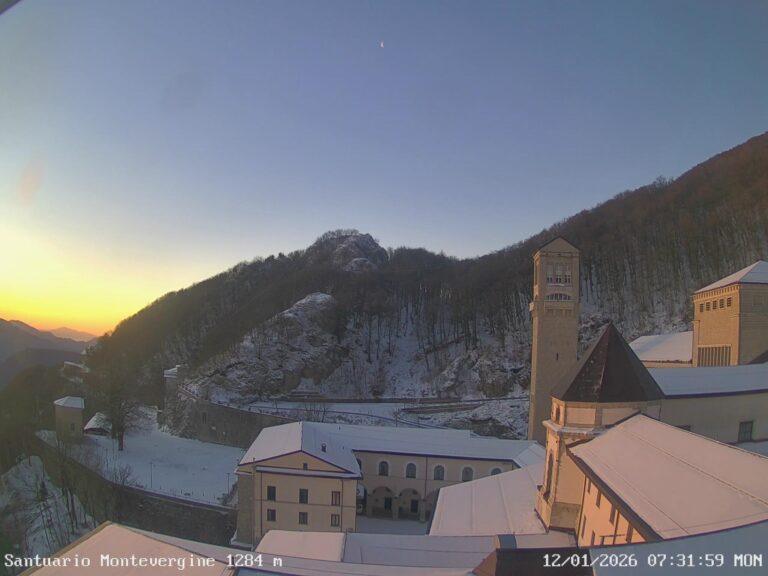 Notte gelida sul Partenio, temperature quasi a -10°C