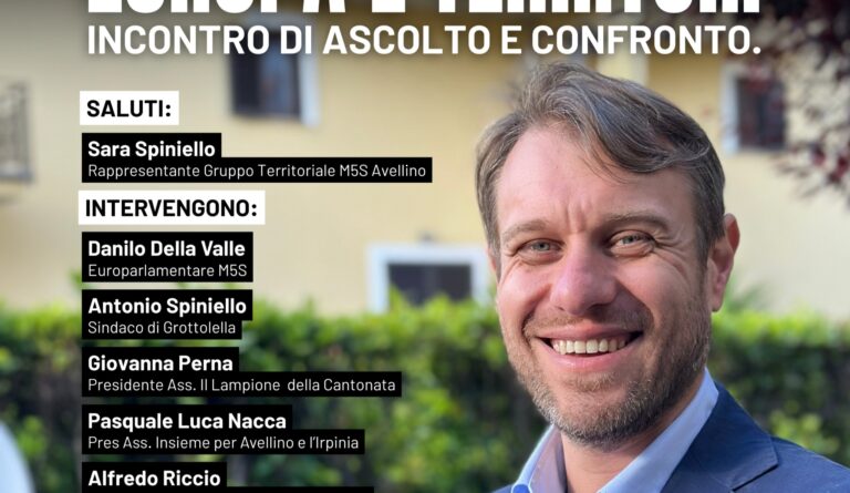 Danilo Della Valle a Avellino: primo incontro sui territori della Campania