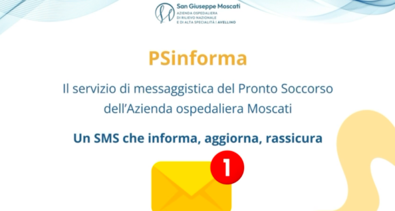 Pronto Soccorso, il Moscati riorganizza l’emergenza con PSinforma