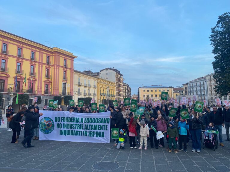No alla fonderia nell’area dei vini Docg, sit-in ad Avellino