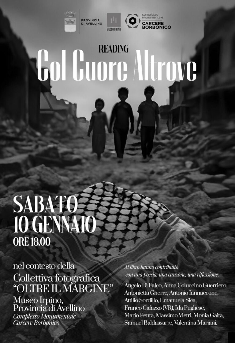 Reading “Col Cuore Altrove” al Museo Irpino