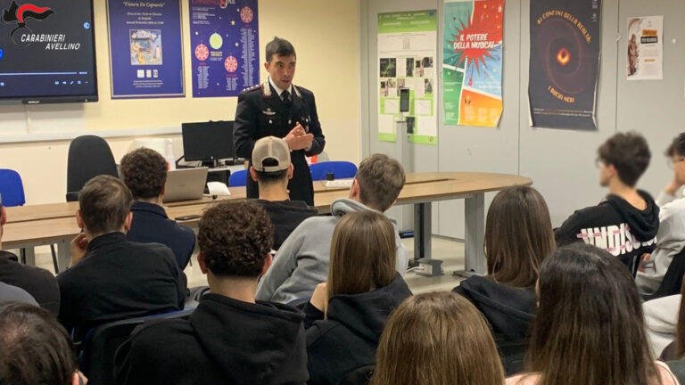 Avellino, proseguono incontri dei Carabinieri per cultura della legalità e prevenzione dei fenomeni criminosi