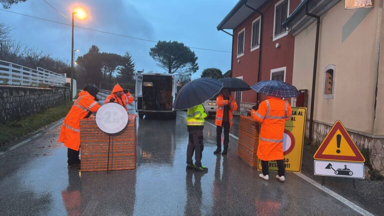 Frana Sp 88, il sindaco De Santis: possibile riapertura strada già domani mattina