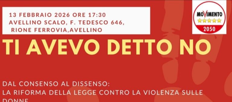 “Ti avevo detto no”: ad Avellino il dibattito sulla riforma del consenso nella legge sulla violenza sessuale