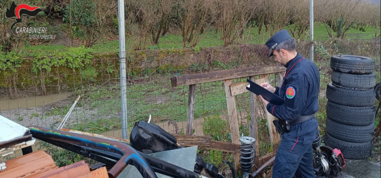 Montoro, inquinamento del Sarno: denunciato un uomo per gestione illecita di rifiuti