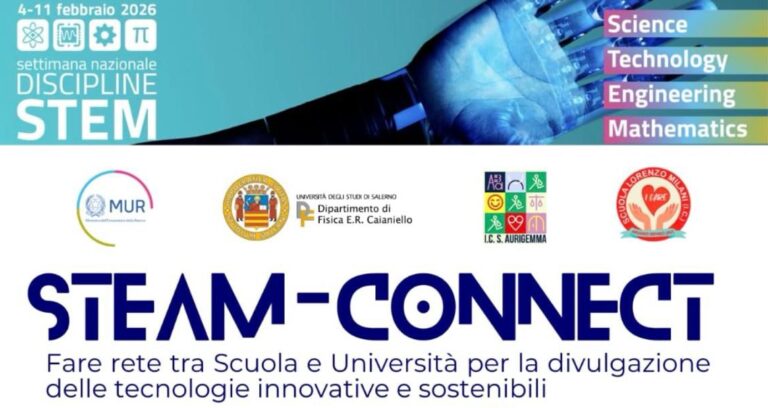 Formazione e orientamento, il progetto “STEAM-COnNEcT per fare rete tra Scuole e Università sulle tecnologie del futuro