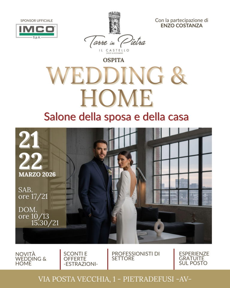 Evento Wedding & Home: due giorni tra sconti, professionisti e premi esclusivi