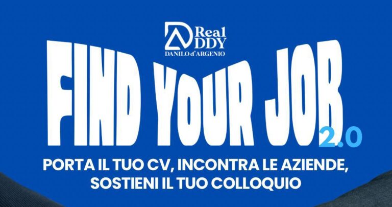 Avellino, torna l’evento “Find Your Job” dell’APS Danilo D’Argenio