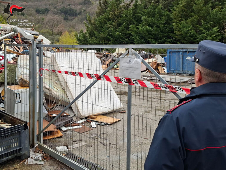 Calabritto, sequestrata azienda per gestione illecita di rifiuti