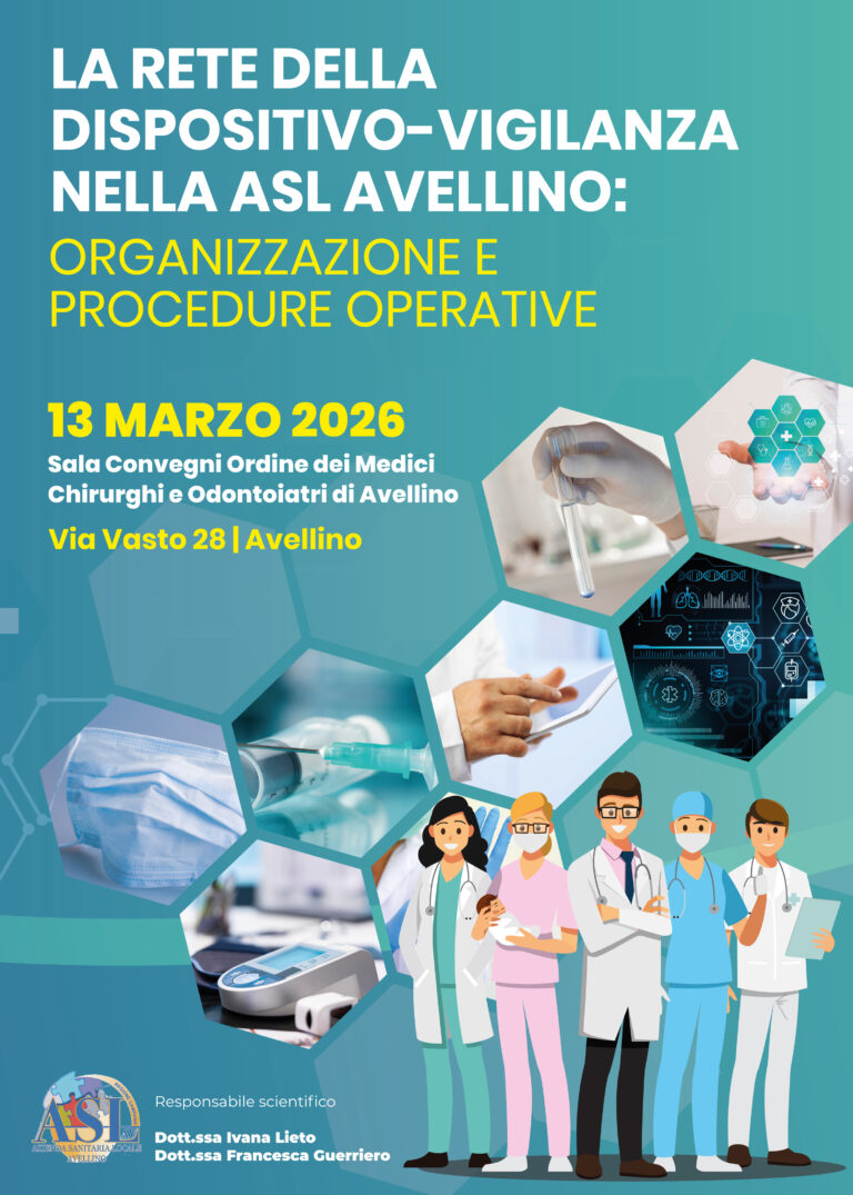 Dispositivo-vigilanza, l’Asl promuove la formazione degli operatori sanitari per la sicurezza delle cure