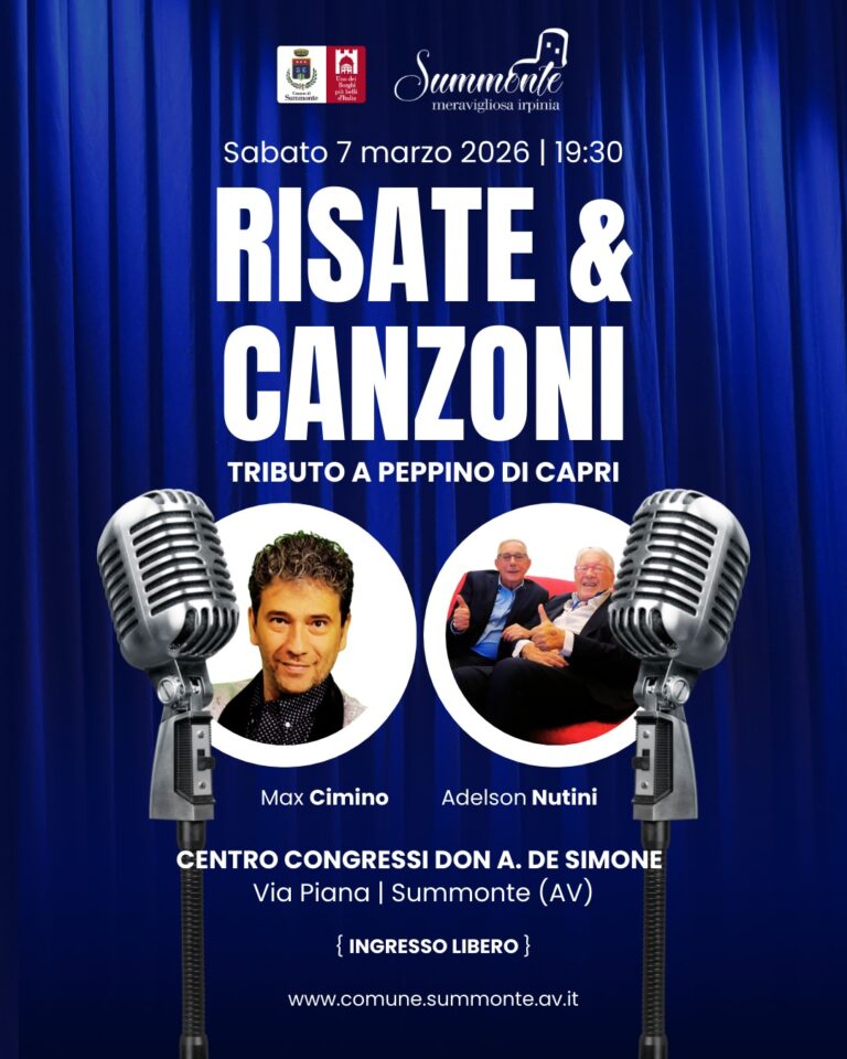 “Risate & Canzoni”, a Summonte il tributo a Peppino di Capri