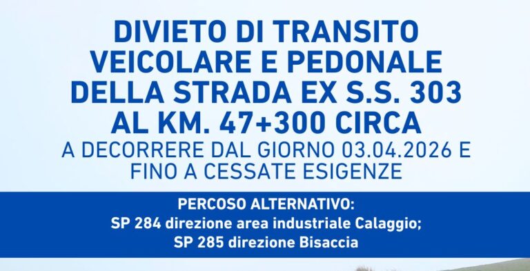 Maltempo a Lacedonia, chiusa l’ex Statale 303 in direzione Bisaccia