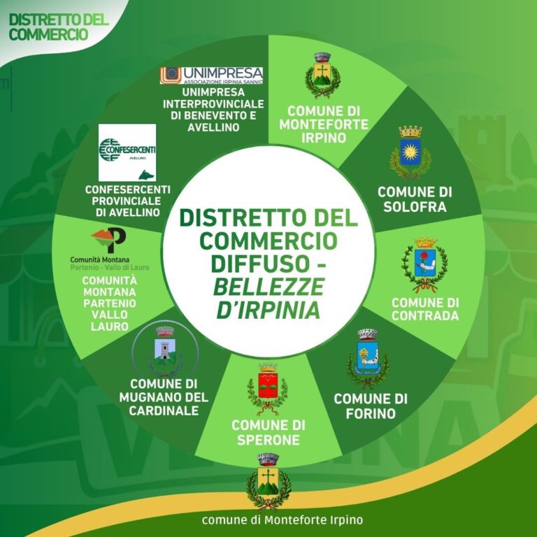 Nasce “Borghi in vetrina”: Monteforte Irpino capofila della rete di valorizzazione del commercio locale