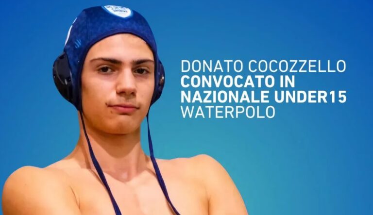 Donato, convocato nella Nazionale Govanile di Pallanuoto: l’orgoglio di Lacedonia