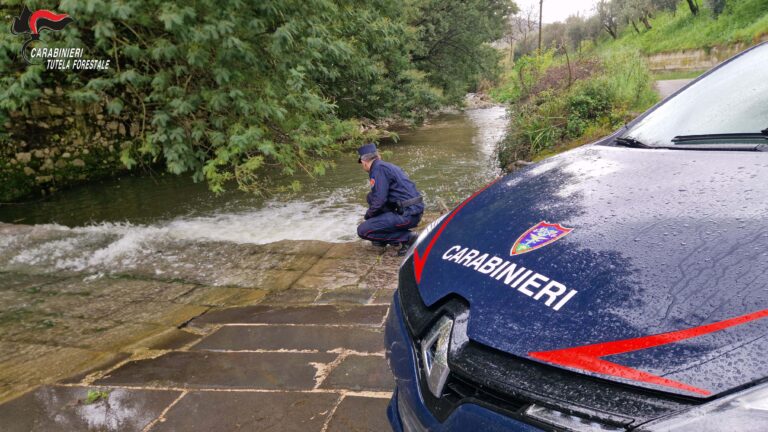 Inquinamento fiume Sarno: i Carabinieri denunciano un imprenditore