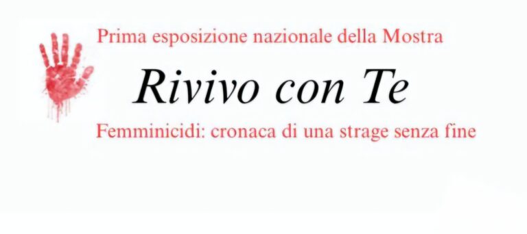 Rivivo con te, ad Avellino la prima esposizione della mostra sul tema dei femminicidi