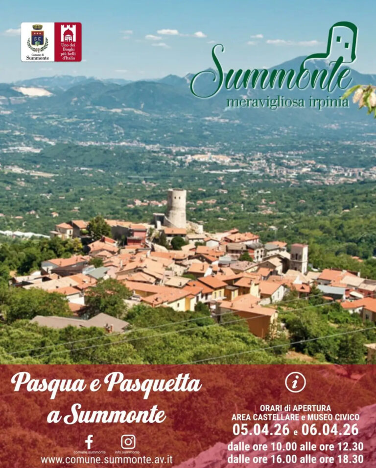 Pasqua e Pasquetta a Summonte: visite gratuite all’Area Castellare e al Museo Civico
