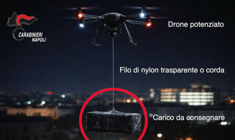 Droga e telefonini via drone nelle carceri napoletane: ecco l’ultima frontiera della criminalita’