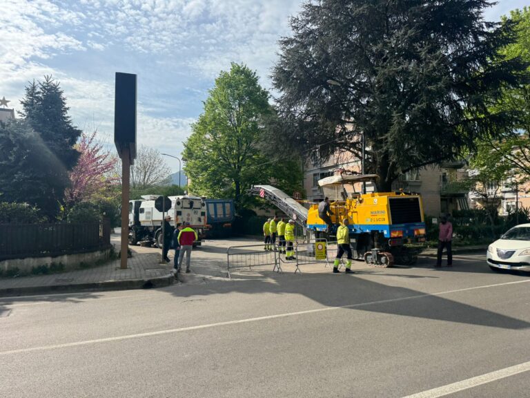 Monteforte Irpino, al via i lavori in via Rivarano