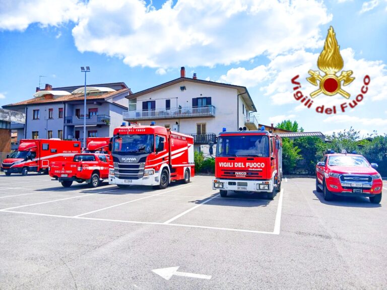 Mirabella Eclano, maxi‑presidio dei Vigili del Fuoco per il Vertice trilaterale