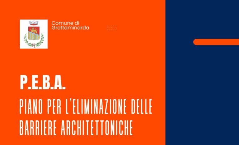 Grottaminarda, ultimato il piano di eliminazione delle barriere architettoniche