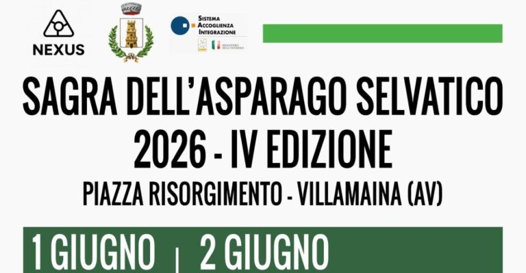 Villamaina, torna la Sagra dell’Asparago Selvatico