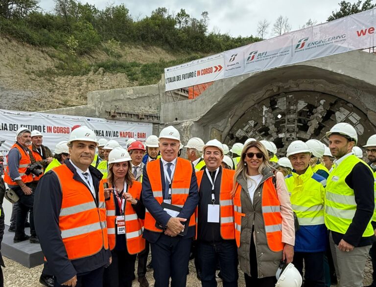 AV Napoli-Bari, Grottaminarda presente al completamento della Galleria Rocchetta