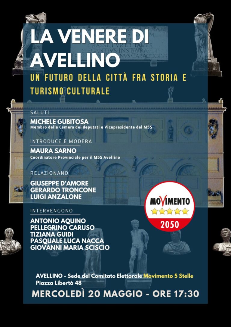 “La città che verrà”: ad Avellino un confronto sul futuro della città tra storia, cultura e turismo