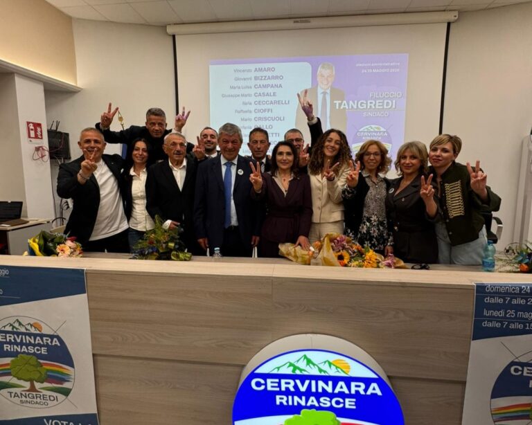“Cervinara Rinasce”, una squadra coesa a sostegno del candidato sindaco Tangredi