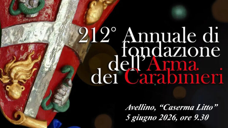 Avellino, l’Arma dei Carabinieri celebra il 212° Anniversario della Fondazione