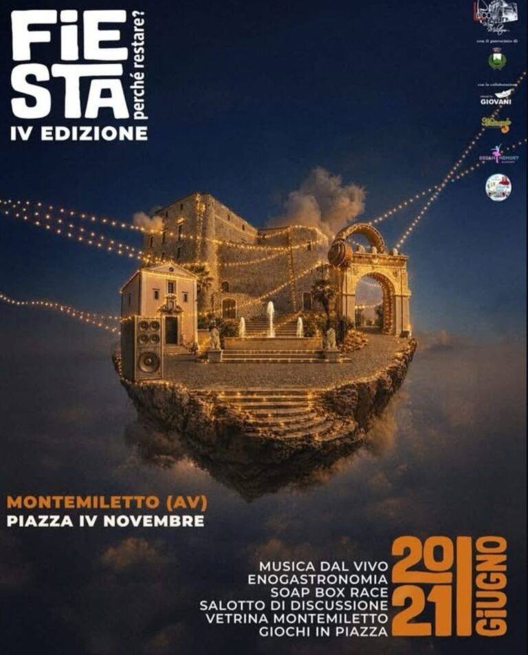 “Fiesta – Perché restare”, a Montemiletto tutto pronto per la kermesse
