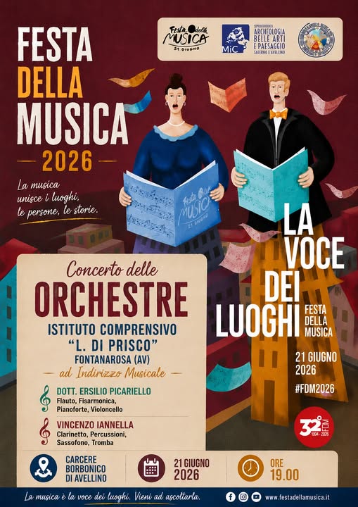 locandina Avellino SABAP SA AV Festa della Musica 2026