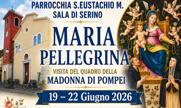 Serino accoglie il Quadro della Madonna di Pompei: tre giorni di fede e preghiera