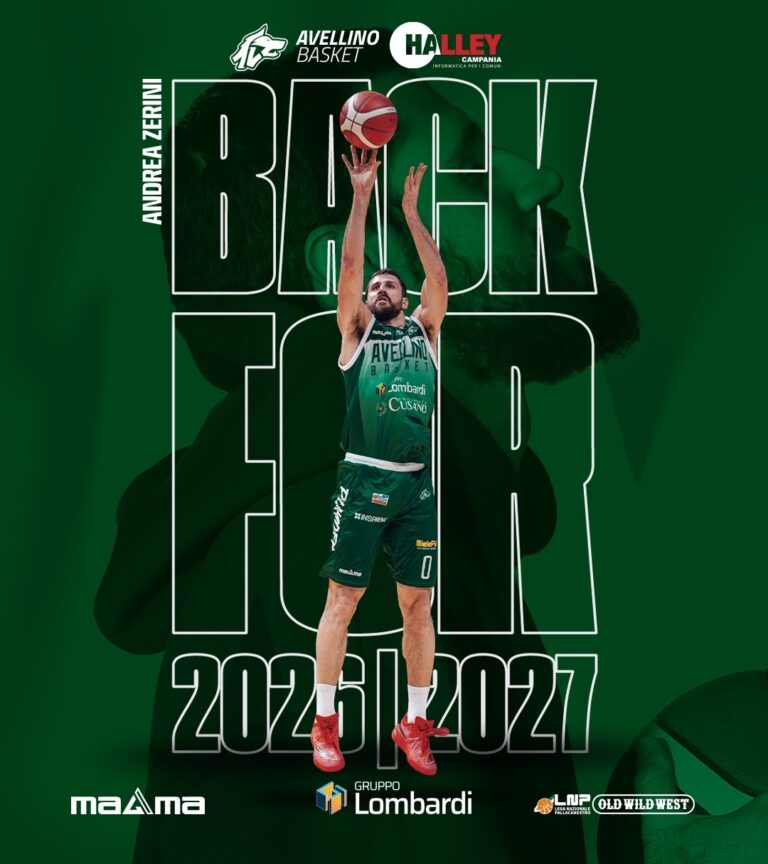 Prosegue il rapporto di Zerini con l’Halley Campania Avellino Basket
