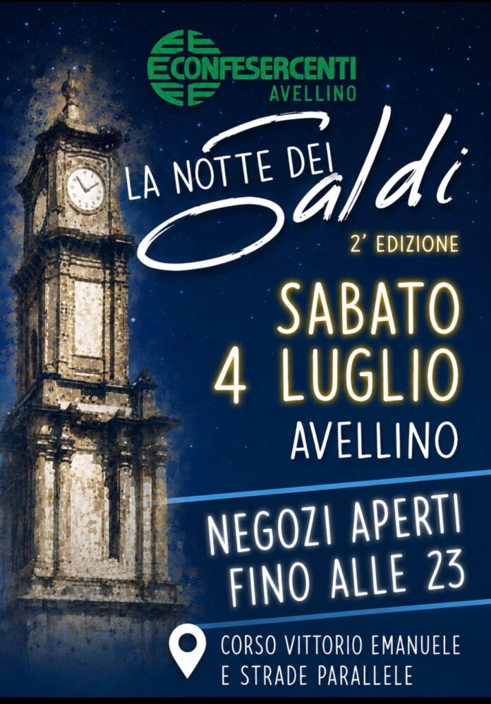 Locandina La Notte dei Saldi - 2026