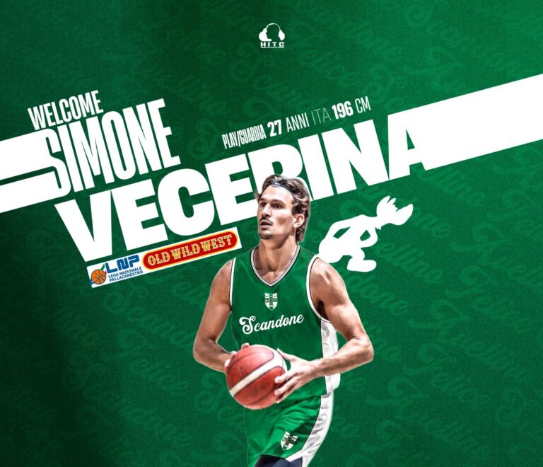 Scandone Avellino, il benvenuto della società al playmaker Simone Vecerina