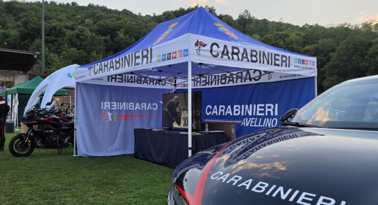 FOTO/ 7ª edizione dello Sturno Sport Festival: lo stand dei Carabinieri per promuovere sport, legalità e vicinanza ai giovani
