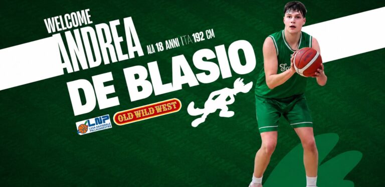 Dal sogno da bambino alla maglia biancoverde: Andrea De Blasio è un nuovo giocatore della Scandone